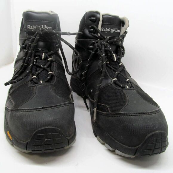 Refrigiware 146CR ASTM Mens Black Waterproof Vibram Insulated Boots US 12 VGC - Picture 2 of 16